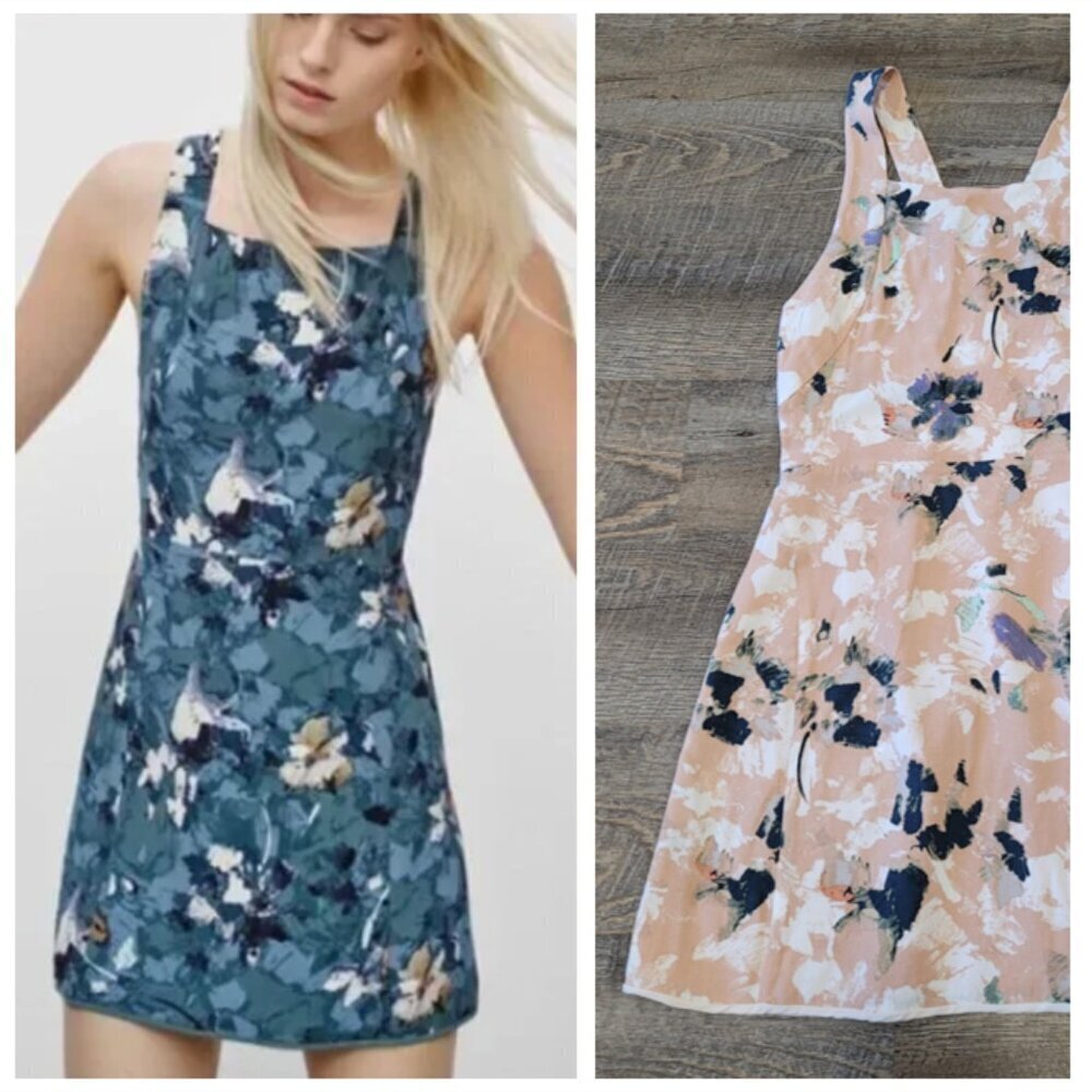 WILFRED | Aritzia Vourette Dress Abstract Pattern | Sz. 2